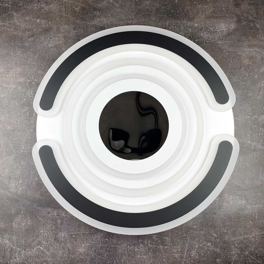 Світильник LED smart MATRIX з пультом 100Вт 3000-6000K 8000Lm Круглий Чорний 220485